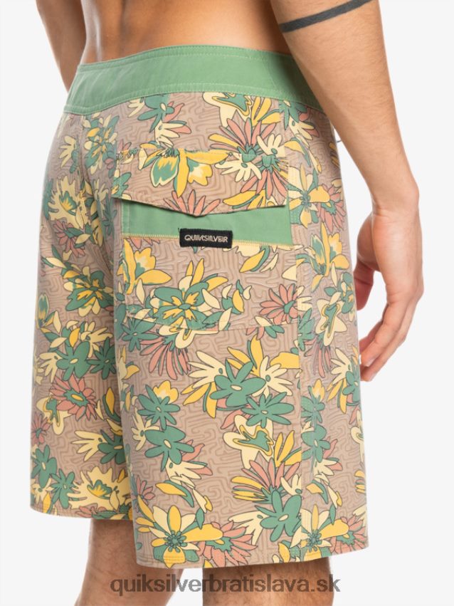 surfsilk vypral 18 kraťasov Quiksilver muži B80HXR1754 zlatý prút