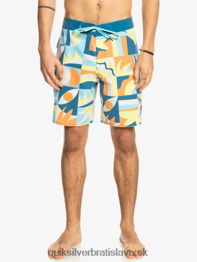 surfsilk vypral 18 kraťasov Quiksilver muži B80HXR1759 námorný prístav