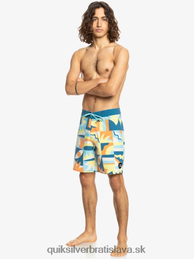 surfsilk vypral 18 kraťasov Quiksilver muži B80HXR1759 námorný prístav