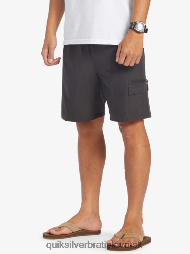 taxer cargo 18 obojživelných šortiek Quiksilver muži B80HXR251 asfaltka
