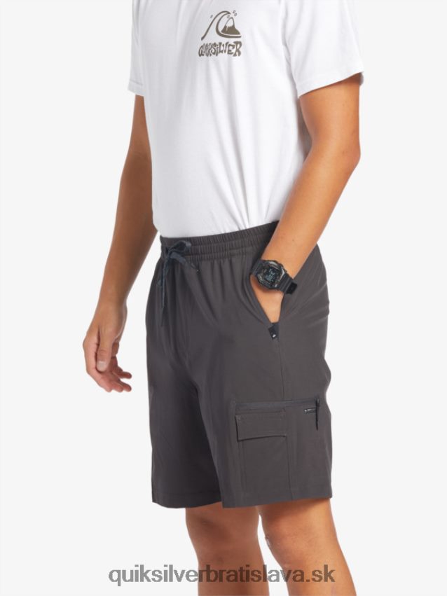 taxer cargo 18 obojživelných šortiek Quiksilver muži B80HXR251 asfaltka