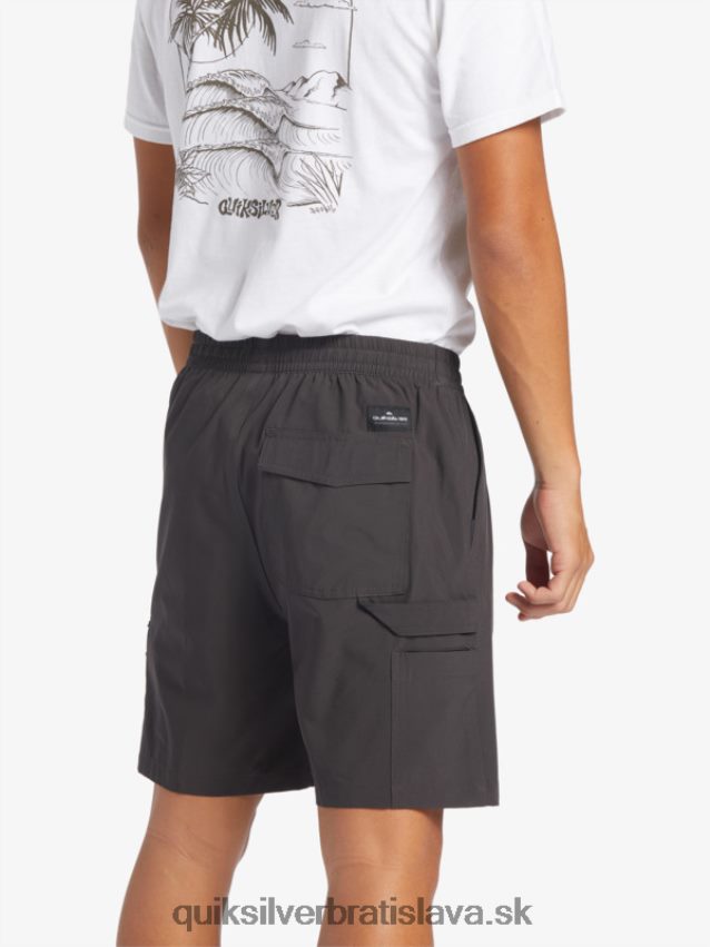 taxer cargo 18 obojživelných šortiek Quiksilver muži B80HXR251 asfaltka