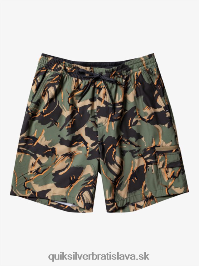 taxer cargo 18 obojživelných šortiek Quiksilver muži B80HXR252 camo - plage