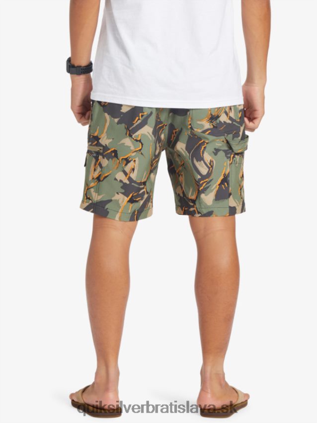 taxer cargo 18 obojživelných šortiek Quiksilver muži B80HXR252 camo - plage