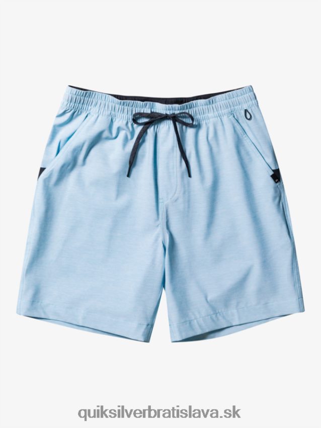 taxer heather 18 obojživelných šortiek Quiksilver muži B80HXR304 nebesky modrý vres