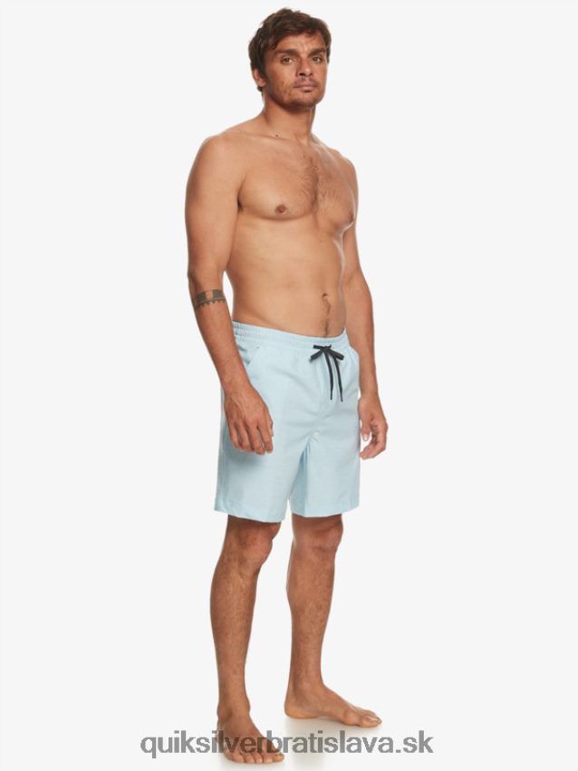 taxer heather 18 obojživelných šortiek Quiksilver muži B80HXR304 nebesky modrý vres