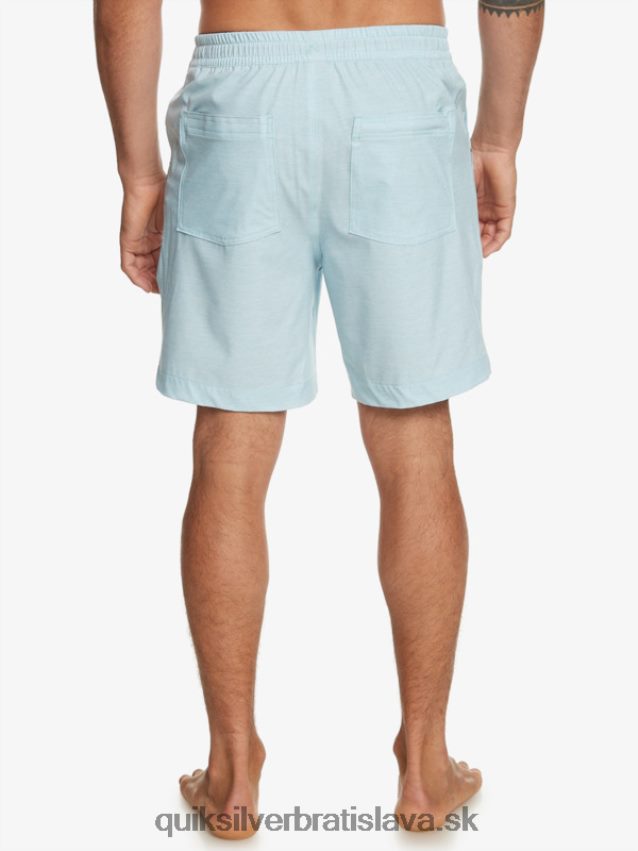 taxer heather 18 obojživelných šortiek Quiksilver muži B80HXR304 nebesky modrý vres