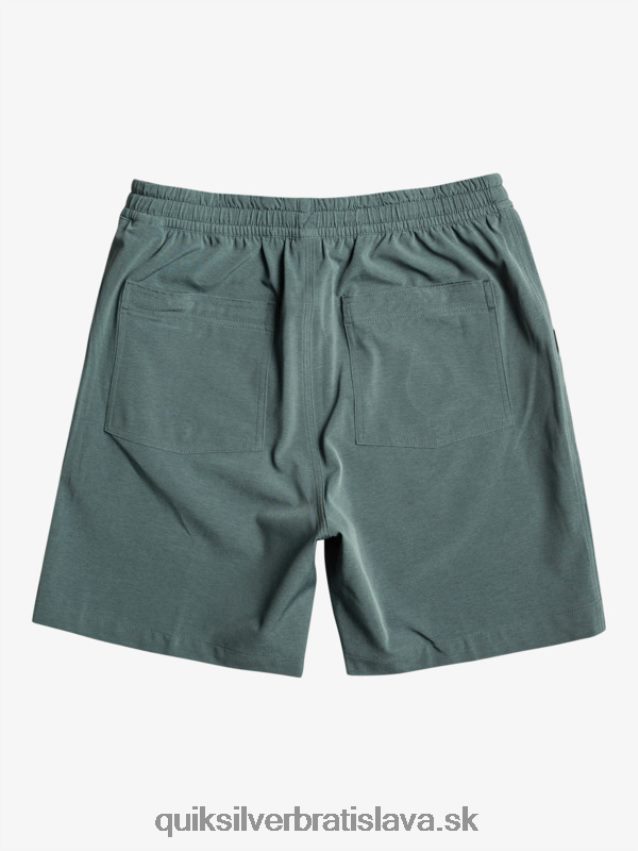 taxer heather 18 obojživelných šortiek Quiksilver muži B80HXR305 tmavá bridlica
