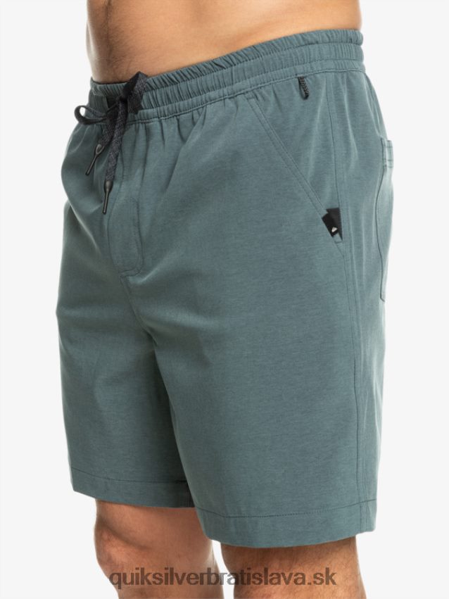 taxer heather 18 obojživelných šortiek Quiksilver muži B80HXR305 tmavá bridlica