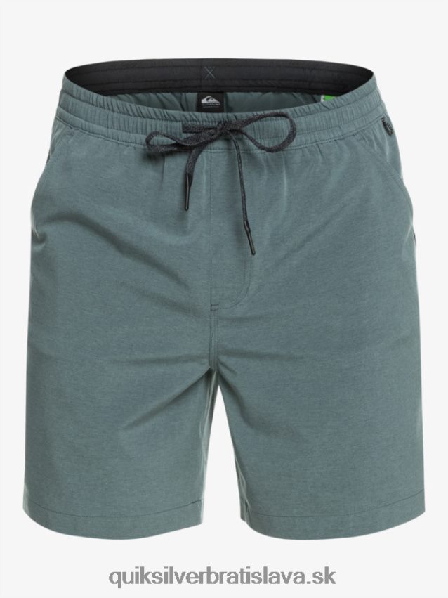 taxer heather 18 obojživelných šortiek Quiksilver muži B80HXR305 tmavá bridlica