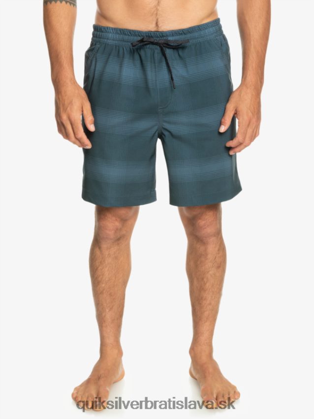 taxer print 18 obojživelných šortiek Quiksilver muži B80HXR103 Beringovo more