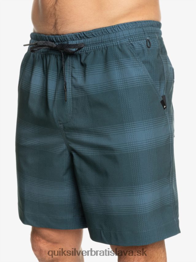 taxer print 18 obojživelných šortiek Quiksilver muži B80HXR103 Beringovo more