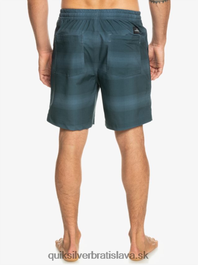 taxer print 18 obojživelných šortiek Quiksilver muži B80HXR103 Beringovo more