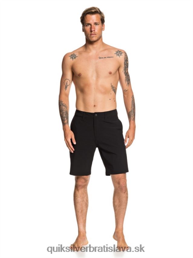 union amphibian 20 hybrid šortky Quiksilver muži B80HXR1317 čierna