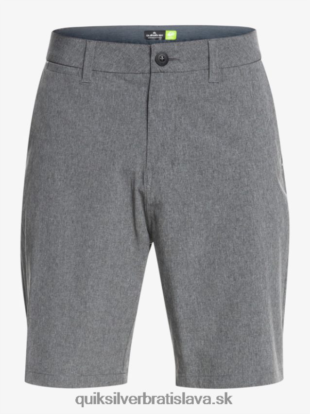union heather 20 obojživelných šortiek Quiksilver muži B80HXR65 čierna