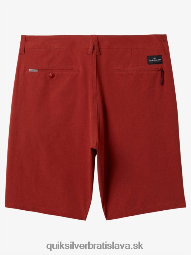 union heather 20 obojživelných šortiek Quiksilver muži B80HXR67 červený okr