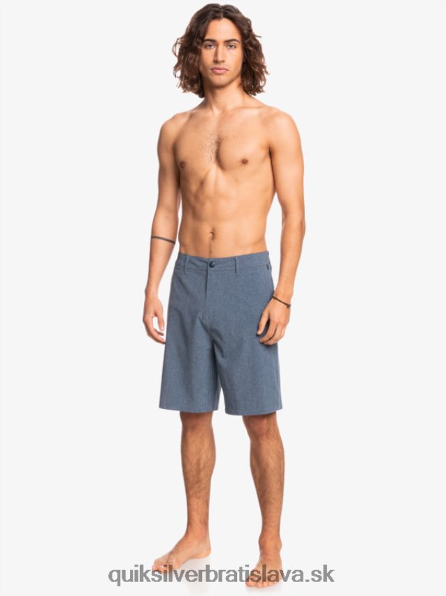 union heather 20 obojživelných šortiek Quiksilver muži B80HXR69 insígnie modrá