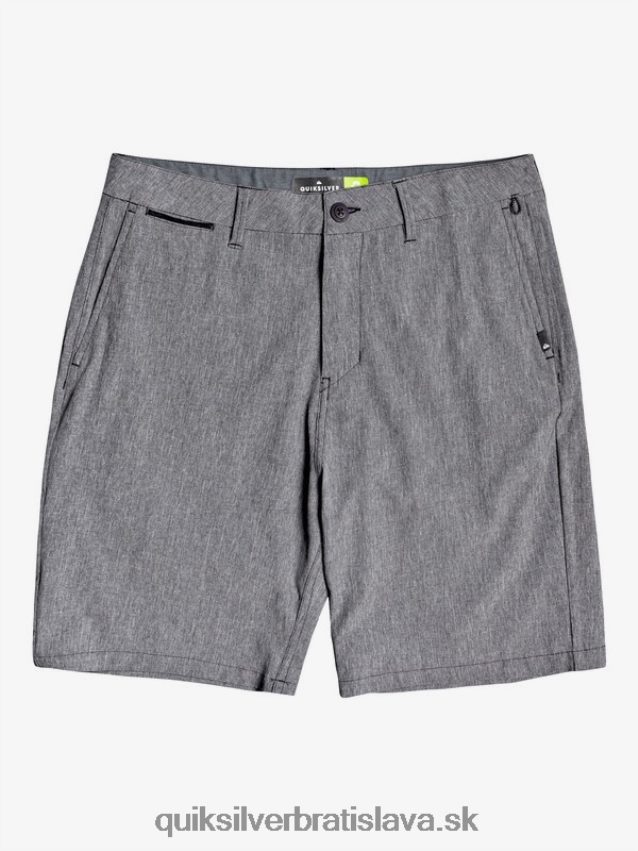 union vres obojživelník 20 hybridné šortky Quiksilver muži B80HXR1585 čierna
