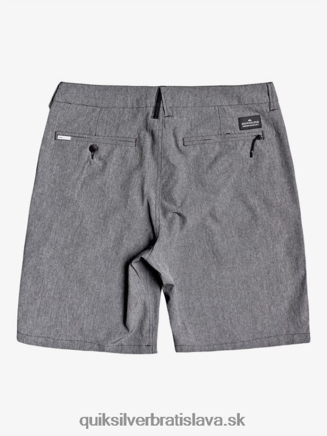 union vres obojživelník 20 hybridné šortky Quiksilver muži B80HXR1585 čierna
