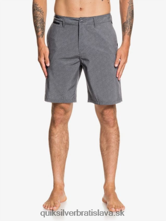 union vres obojživelník 20 hybridné šortky Quiksilver muži B80HXR1585 čierna