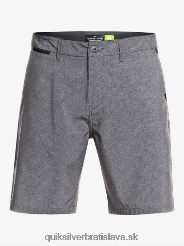 union vres obojživelník 20 hybridné šortky Quiksilver muži B80HXR1585 čierna