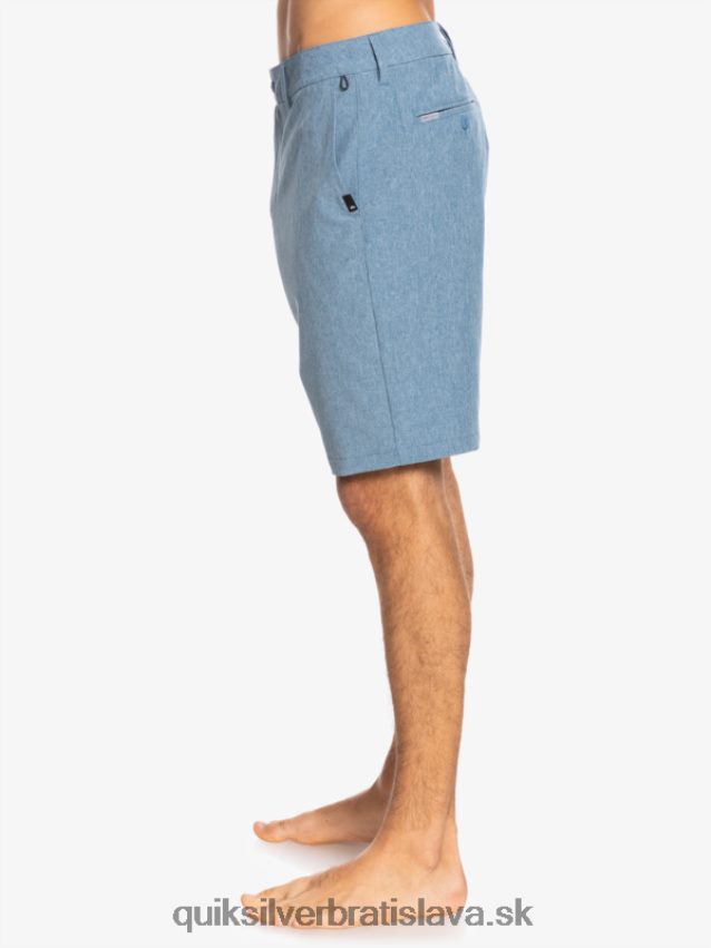 union vres obojživelník 20 hybridné šortky Quiksilver muži B80HXR1586 kapitánska modrá