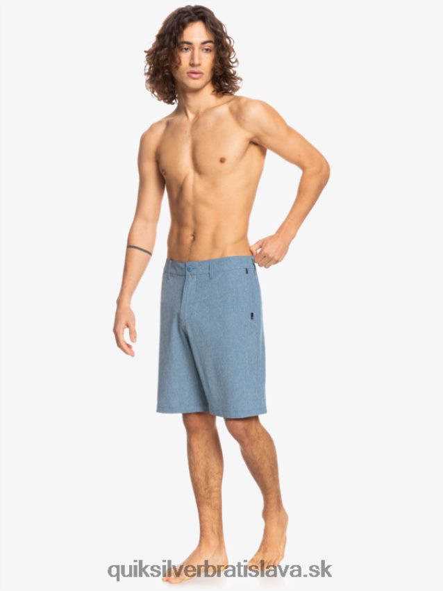 union vres obojživelník 20 hybridné šortky Quiksilver muži B80HXR1586 kapitánska modrá