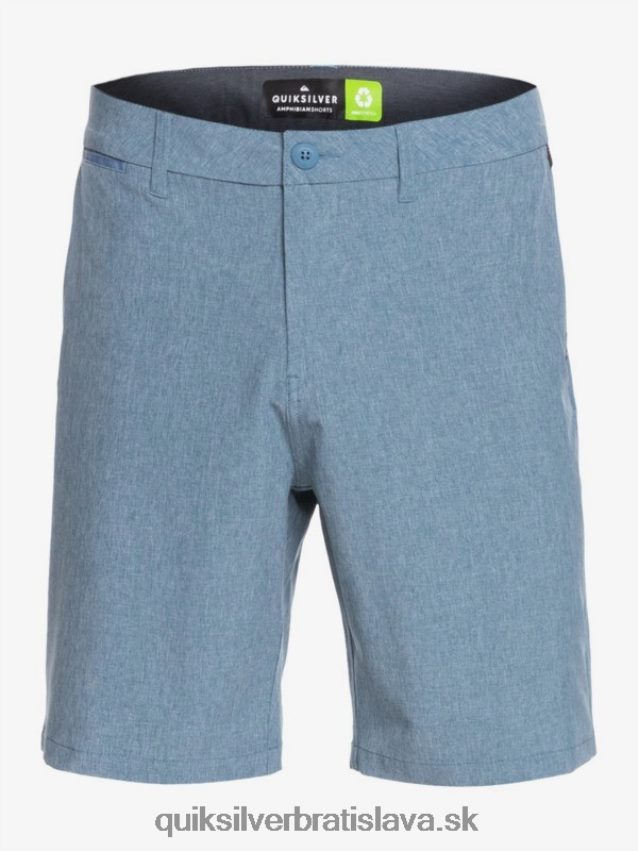 union vres obojživelník 20 hybridné šortky Quiksilver muži B80HXR1586 kapitánska modrá