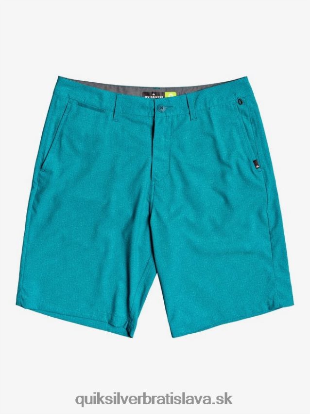 union vres obojživelník 20 hybridné šortky Quiksilver muži B80HXR1588 modrý koral