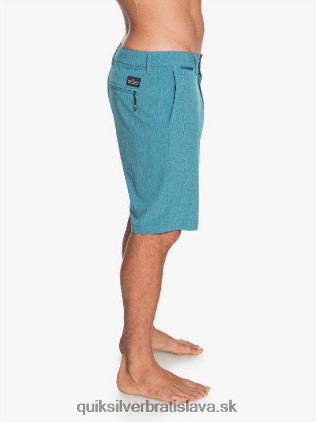 union vres obojživelník 20 hybridné šortky Quiksilver muži B80HXR1588 modrý koral