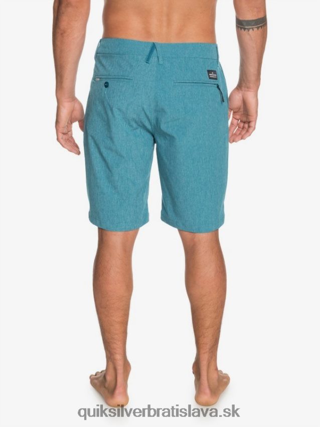 union vres obojživelník 20 hybridné šortky Quiksilver muži B80HXR1588 modrý koral