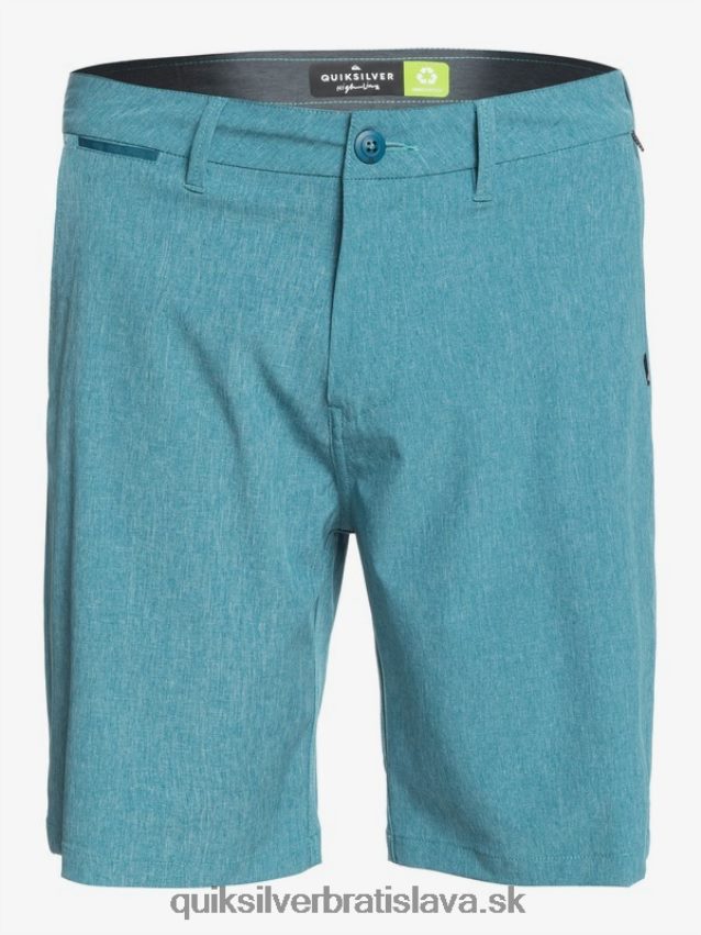 union vres obojživelník 20 hybridné šortky Quiksilver muži B80HXR1588 modrý koral