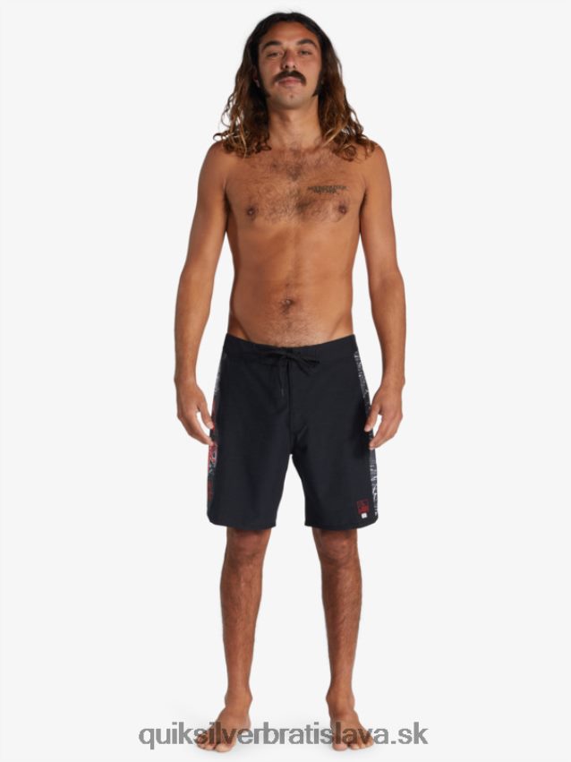 veci original arch 1986 18 boardshorts Quiksilver x Stranger muži B80HXR1786 hore nohami