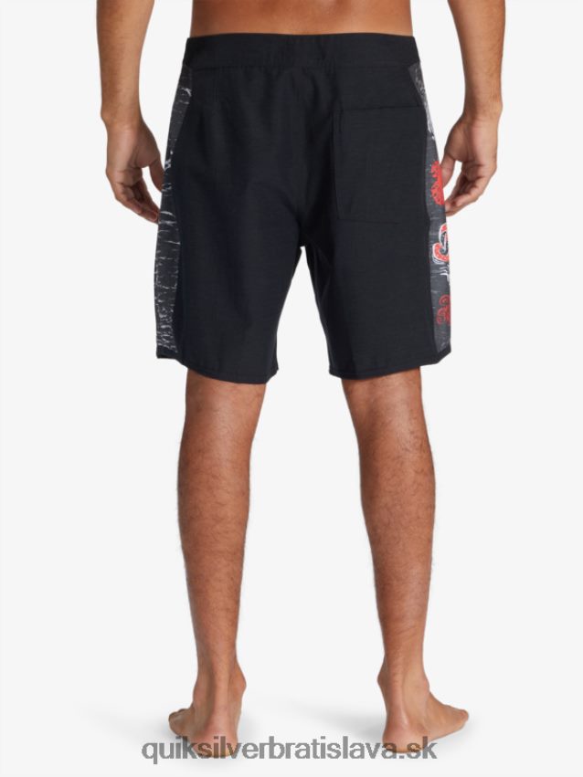 veci original arch 1986 18 boardshorts Quiksilver x Stranger muži B80HXR1786 hore nohami