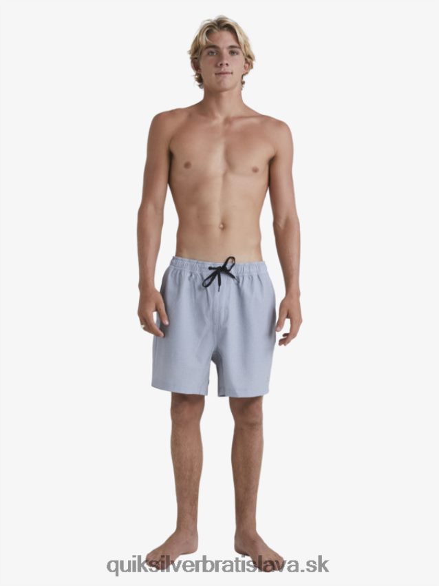 vodák po surfe natiahne 20 obojživelných šortiek Quiksilver muži B80HXR955 svetlosivý vres