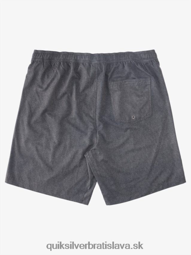 vodák po surfe natiahne 20 obojživelných šortiek Quiksilver muži B80HXR956 vres čierny