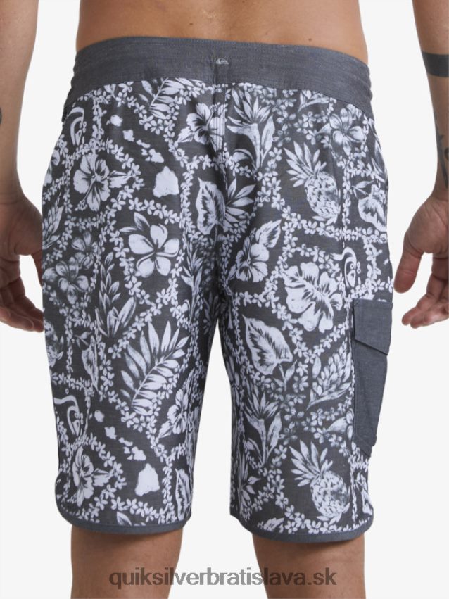 vodák príchod lei 20 hrebenatkové šortky Quiksilver muži B80HXR1417 čierny príchod lei
