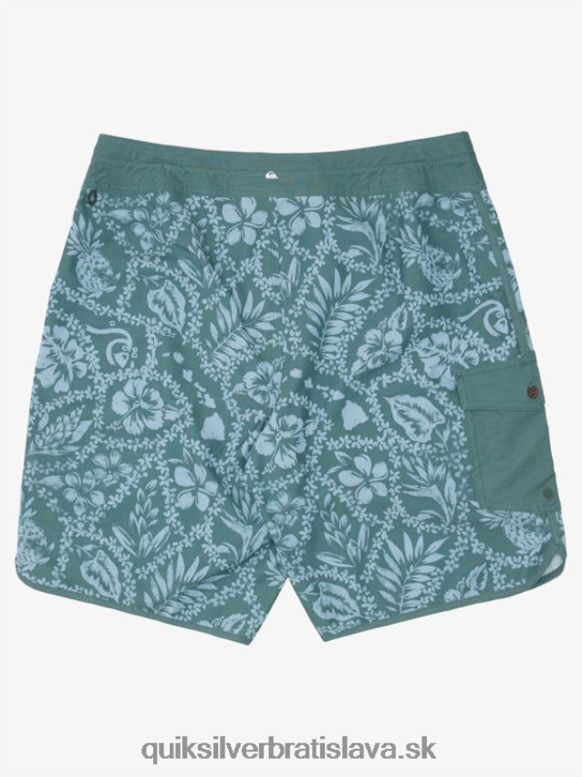 vodák príchod lei 20 hrebenatkové šortky Quiksilver muži B80HXR1418 dymová borovica príchod lei