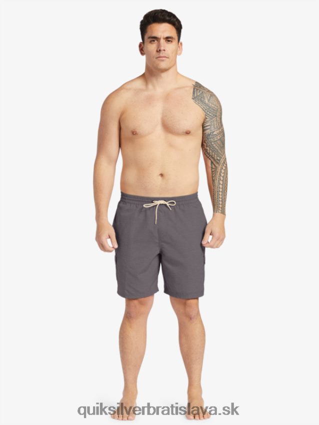 vodný balans 18 salv Quiksilver muži B80HXR910 tmavosivý vres