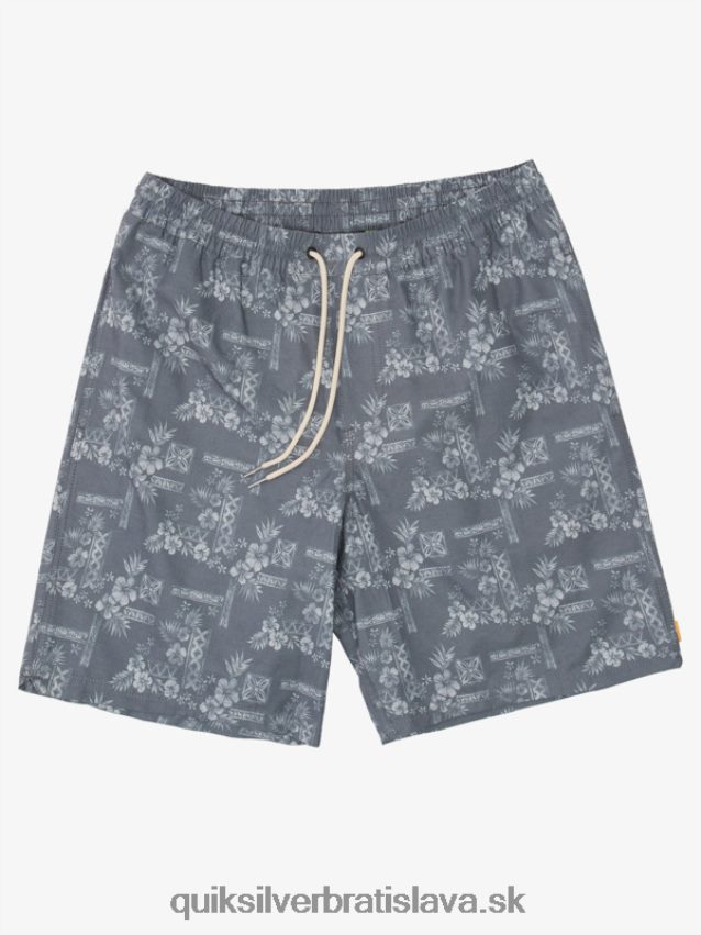 vodník kamenné schody 19 volej Quiksilver muži B80HXR1366 čierne kamenné schody obj