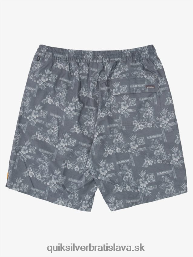 vodník kamenné schody 19 volej Quiksilver muži B80HXR1366 čierne kamenné schody obj