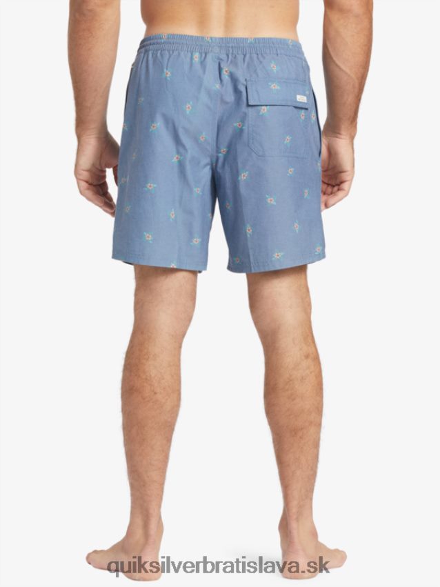 vodník malé pedále 17 salv Quiksilver muži B80HXR395 práporčík modré malé pedále v