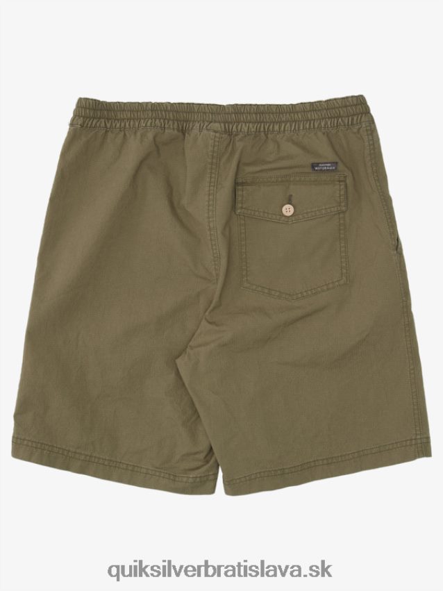 vodník po surfových šortkách Quiksilver muži B80HXR1579 zaprášená oliva