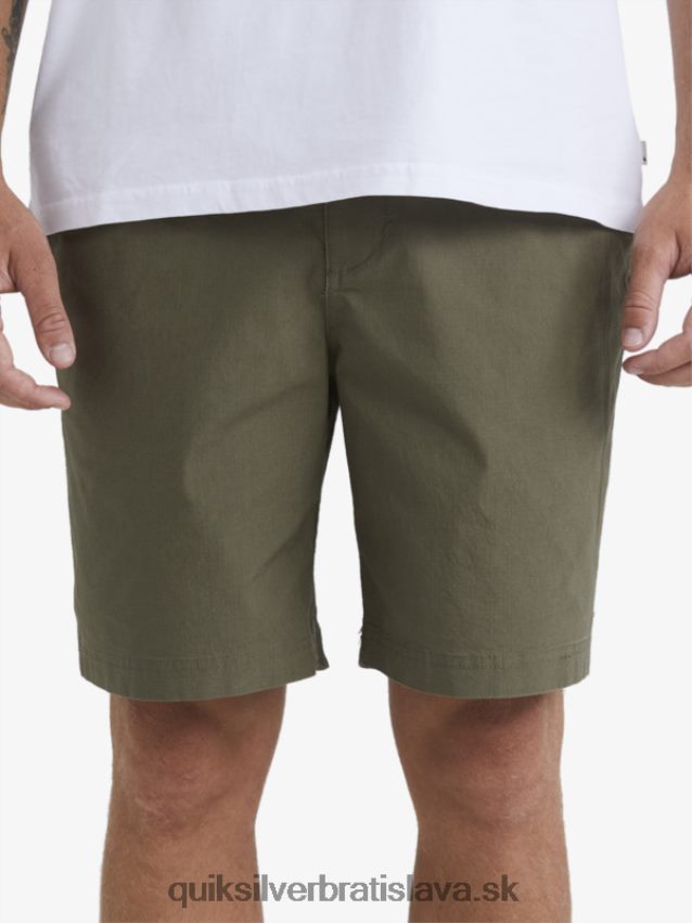 vodník po surfových šortkách Quiksilver muži B80HXR1579 zaprášená oliva
