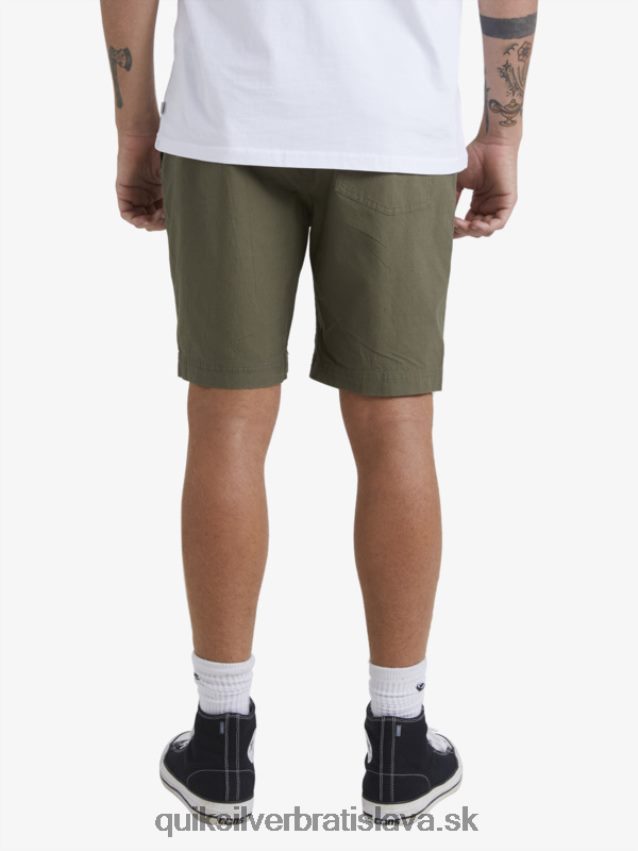 vodník po surfových šortkách Quiksilver muži B80HXR1579 zaprášená oliva