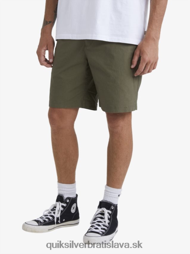 vodník po surfových šortkách Quiksilver muži B80HXR1579 zaprášená oliva
