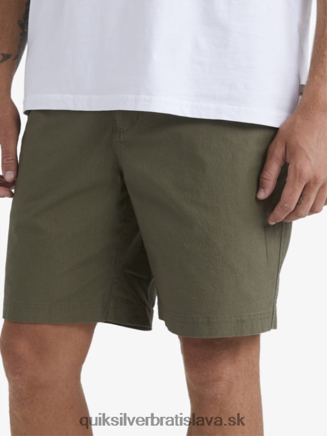 vodník po surfových šortkách Quiksilver muži B80HXR1579 zaprášená oliva