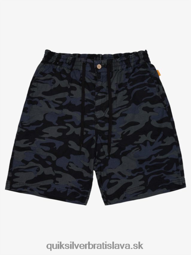vodník po surfových šortkách Quiksilver muži B80HXR1581 čierna kamufláž