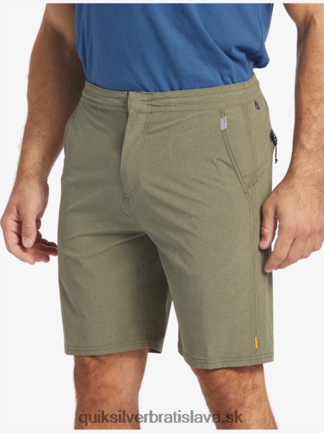 vodník suva 20 obojživelníky boardšortky Quiksilver muži B80HXR782 zaprášená oliva