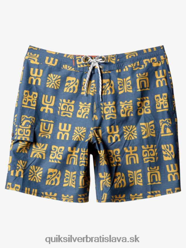 waterman channel paddle 20 boardshorts Quiksilver muži B80HXR639 práporčík modrý kanál pádlo bs